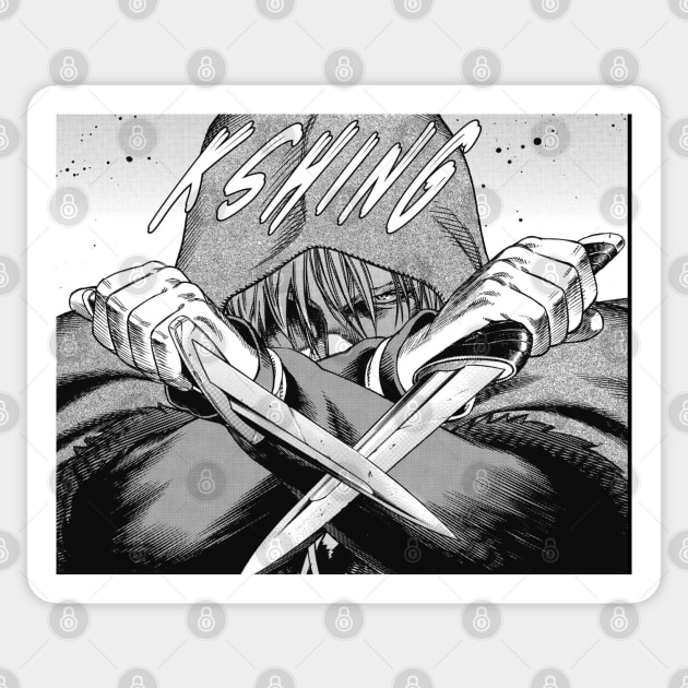 Vinland Saga, Thorfinn Dark Sticker by hole